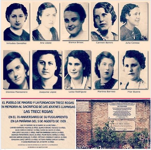 Las trece rosas La Pluma